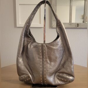 Metallic Silver Women's Bag